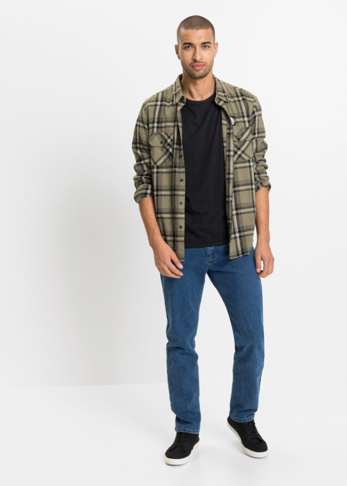 Slim Fit Stretch-Jeans, Straight
