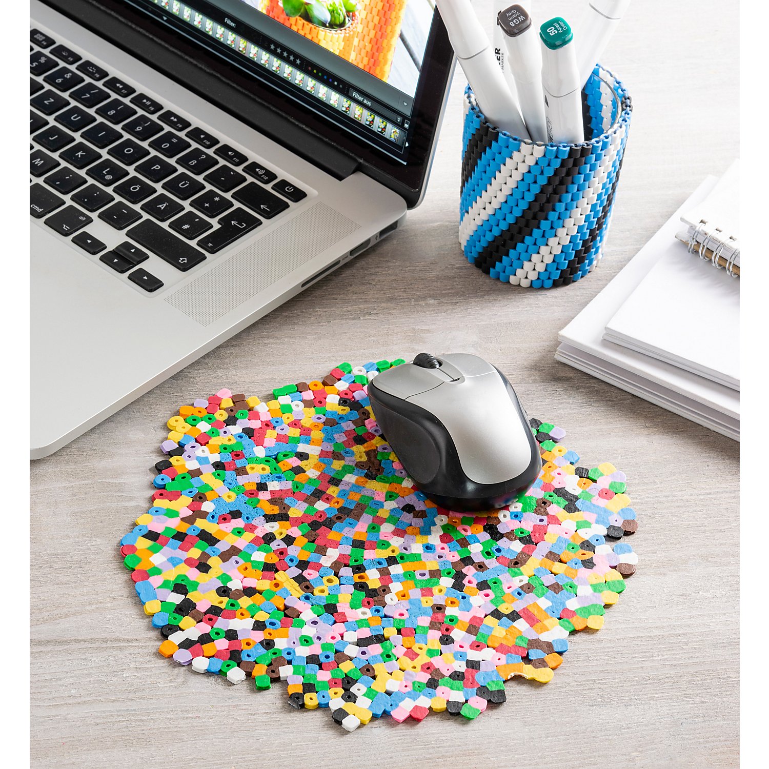 Nabbi® Bio Bügelperlen-Set, bunt