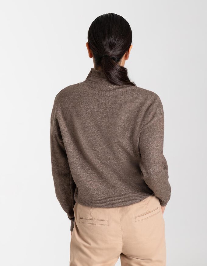 Damen Pullover - Stehkragen