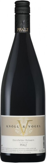 2022 Dornfelder Rotwein feinherb 1,0 L - Weingut Knöll & Vogel