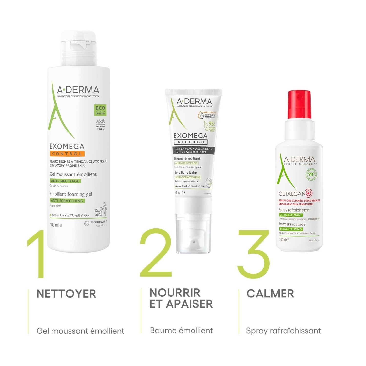 A-DERMA Anti-Kratz-Emollient-Balsam, steril, Kosmetik