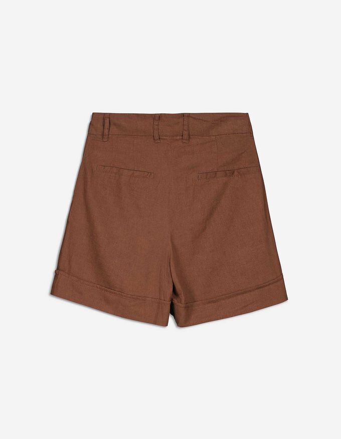 Shorts - Leinen-Mix