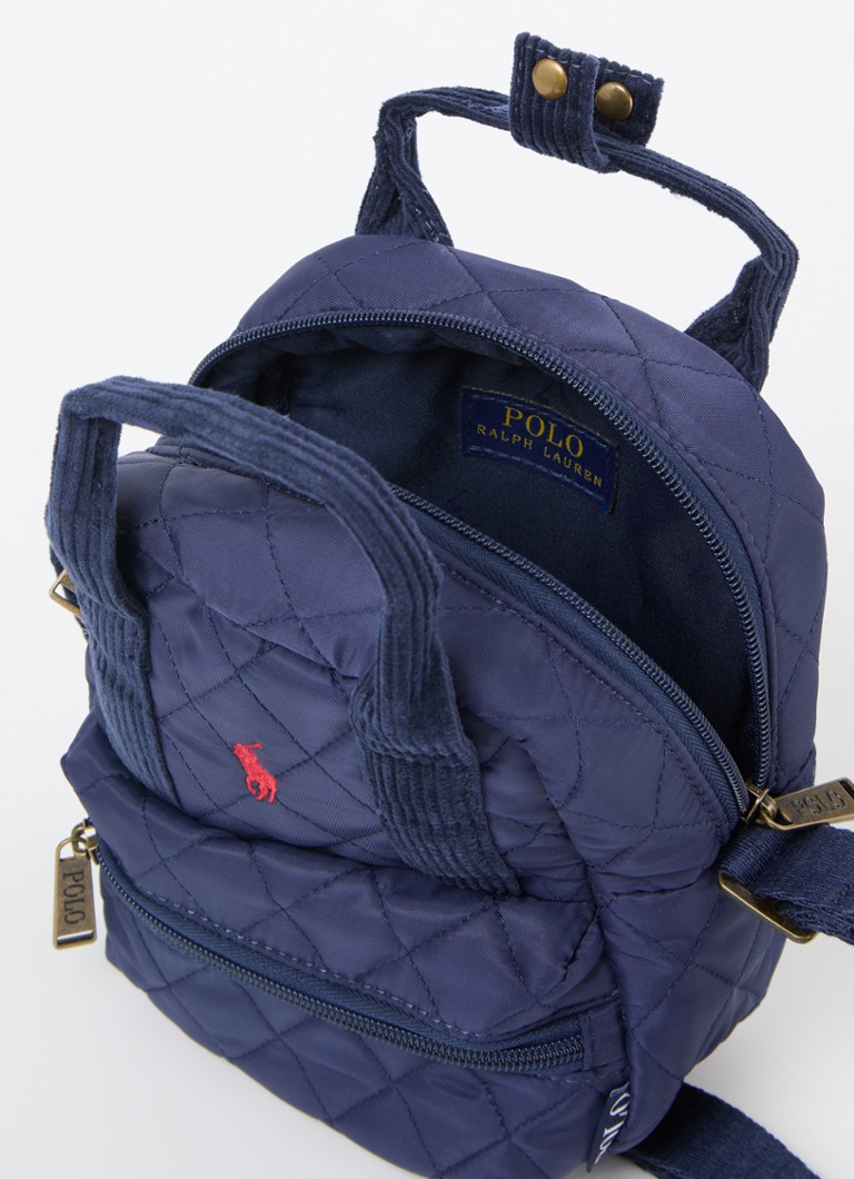 Ralph Laurenin olkalaukku, jossa logobrodeeraus