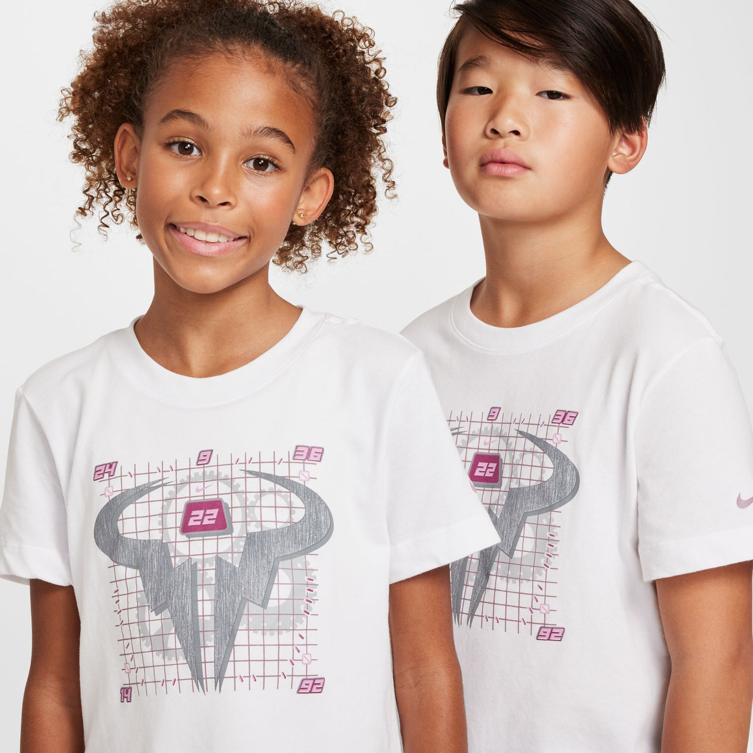 Dri-Fit Rafa T-Shirt Kinder - Weiß