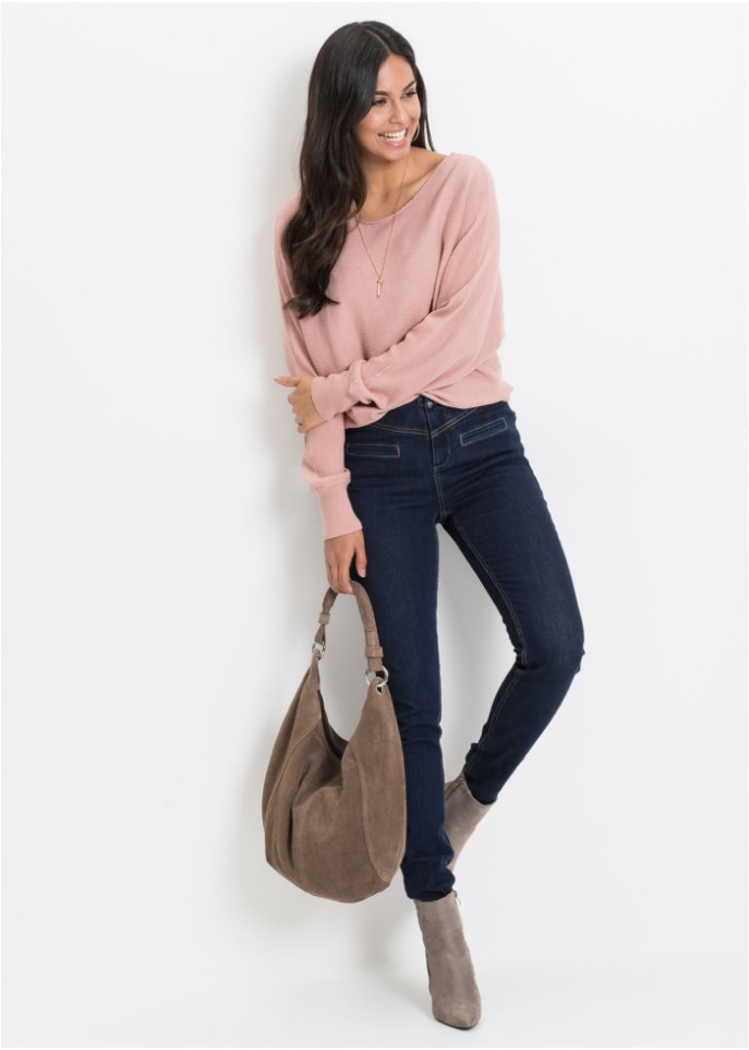 Oversize-Ripp-Pullover