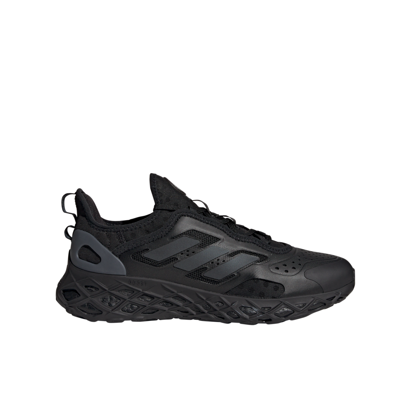 adidas Web Boost Schwarz Blau Laufschuh