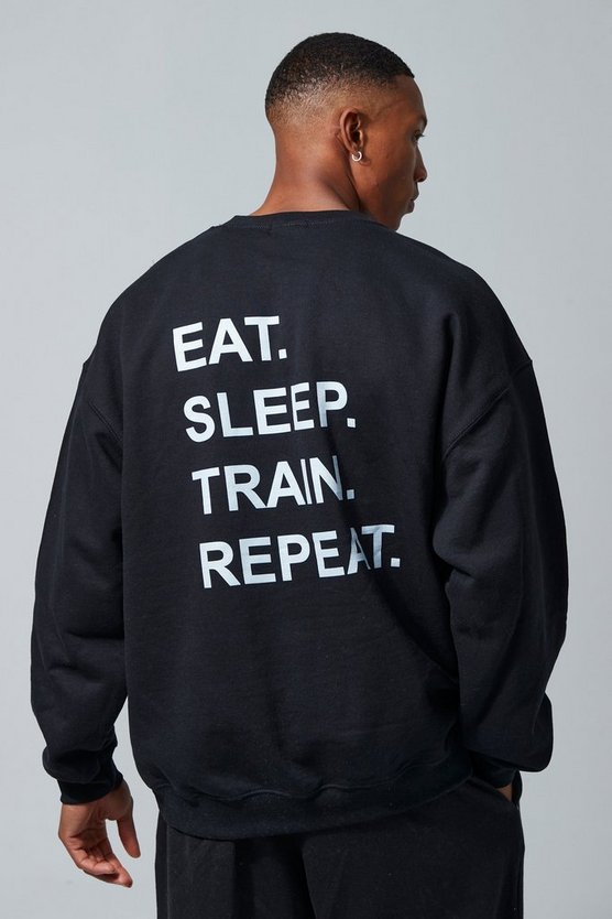 Man Active Oversize Sweatshirt