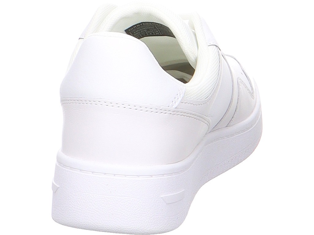 TOMMY HILFIGER Freizeit Schnürer weiss TOMMY JEANS RETRO BASKET
