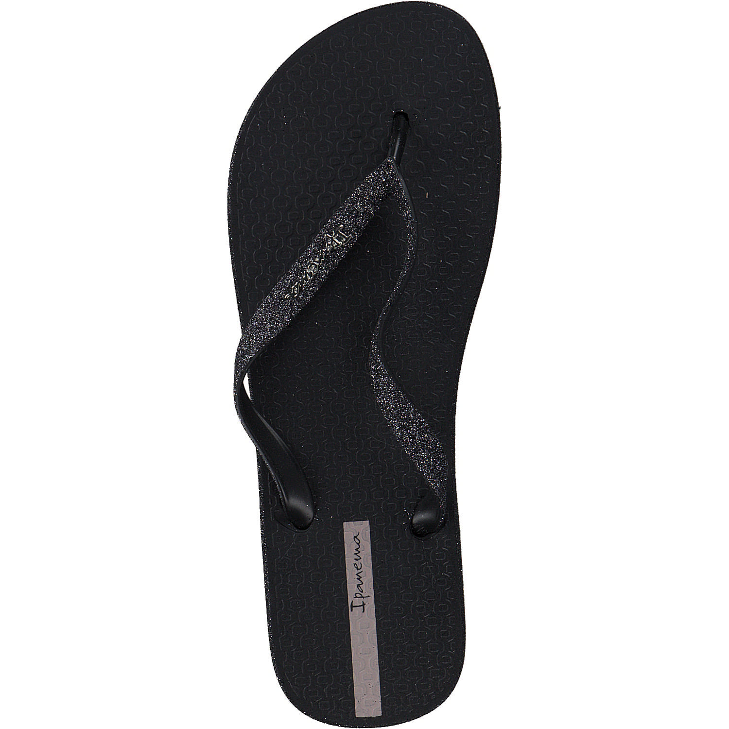 Ipanema Maxi Glow Fem 27000, Zehentrenner, Damen, black/glitter dk grey