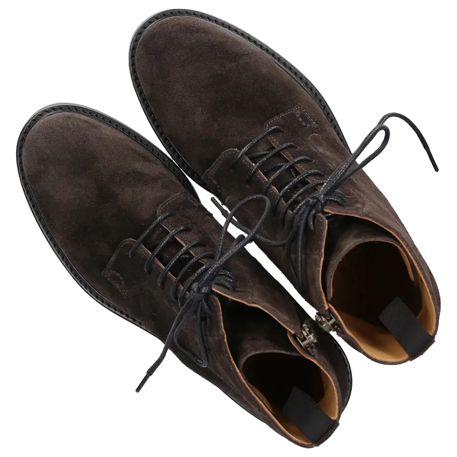 Henderson - Stiefeletten Braun AMANDA Veloursleder - braun