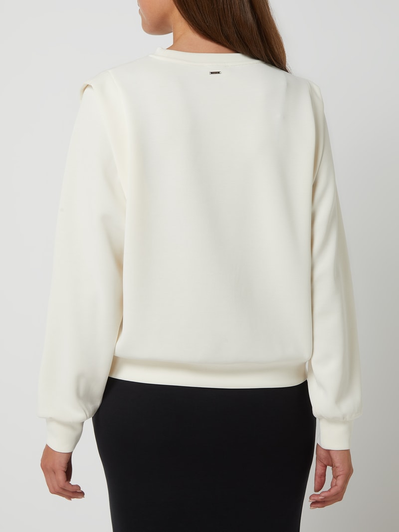 Sweatshirt mit Modal-Anteil in ecru
