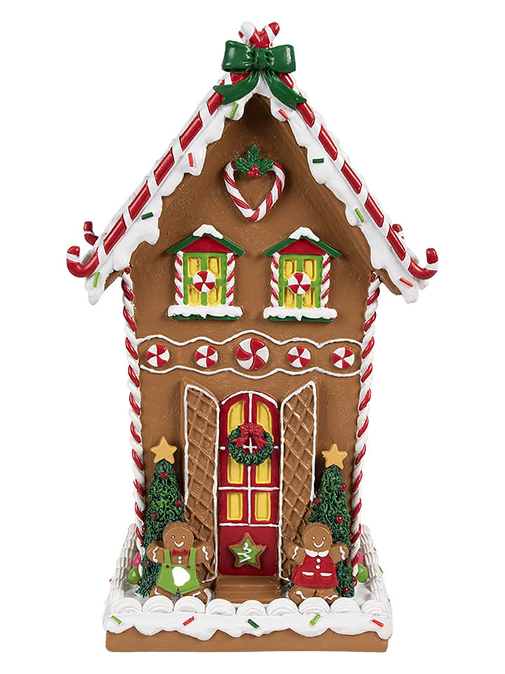 Clayre & Eef Dekofigur ''Haus'' in Bunt - (B)18 x (H)31 x (T)14 cm günstig kaufen onesize