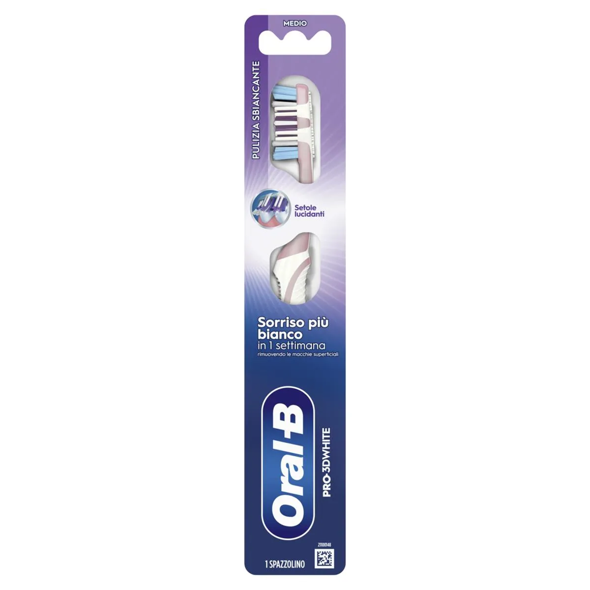 Pro 3D White Medium Whitening Tandborste
