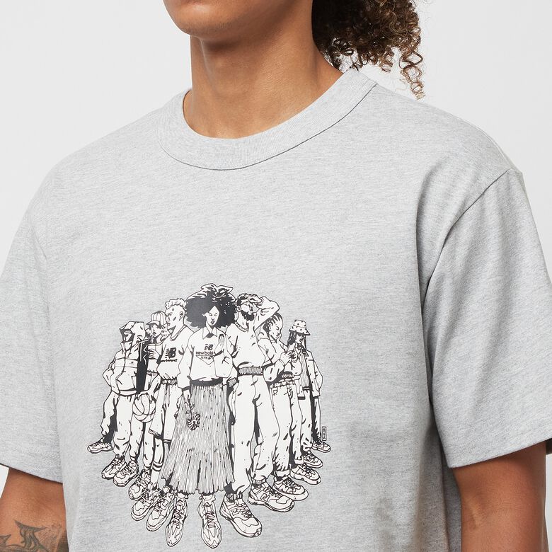 New Balance Athletics Engy Saint-Ange Squad T-Shirt athletic grey