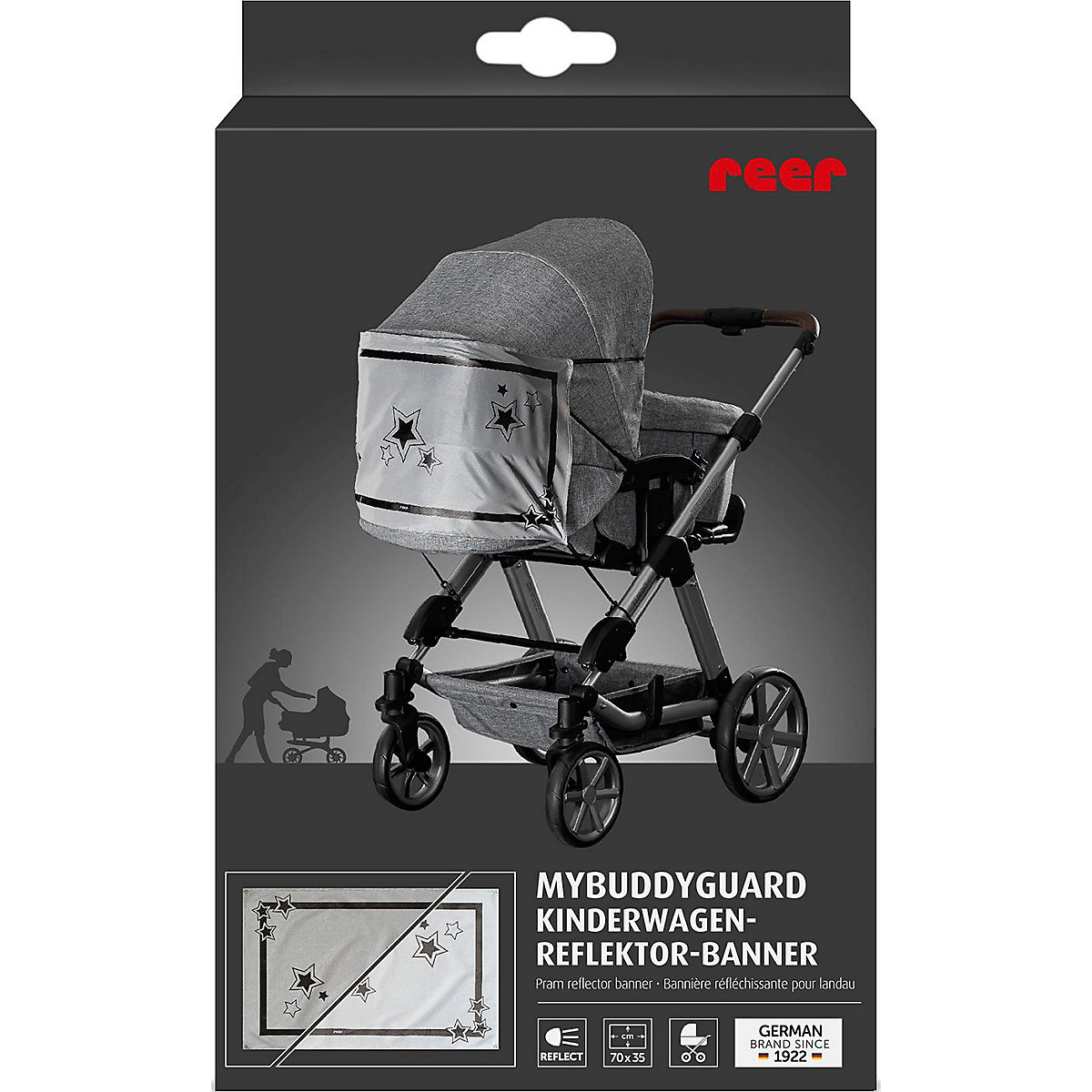 MyBuddyGuard Kinderwagen-Reflektor-Banner