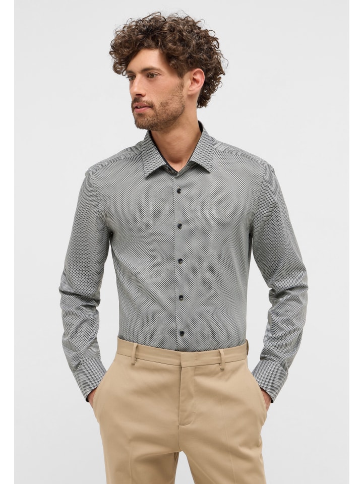 Eterna Hemd SLIM FIT in grün günstig kaufen