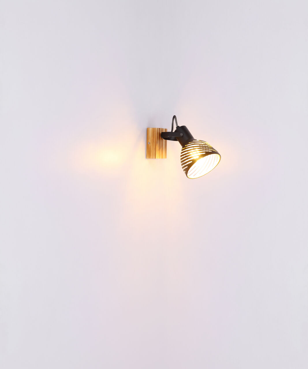 Globo Lighting - LENNA - Strahler Holz dunkelbraun, 4x E27