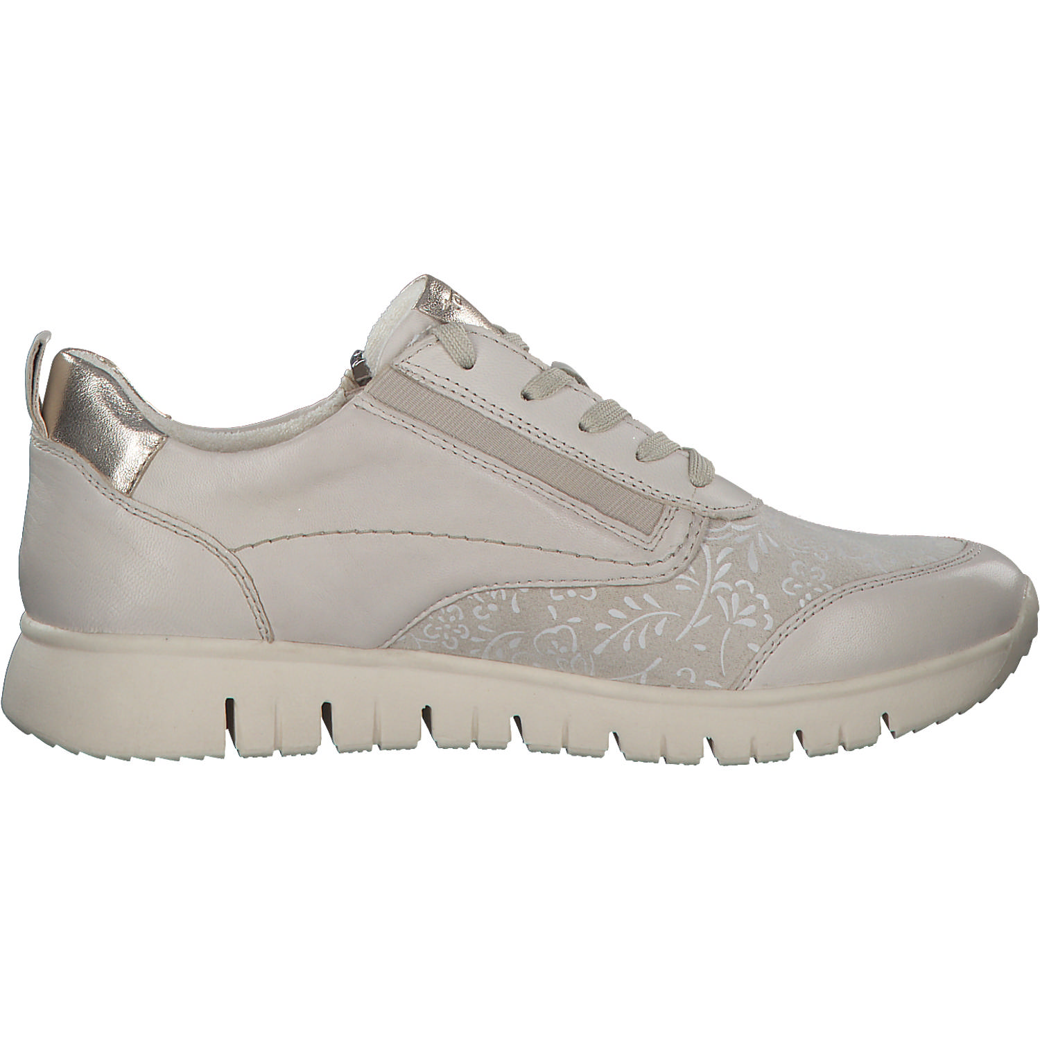 Jana Shoes 83705, Schnürschuhe, Damen, ivory