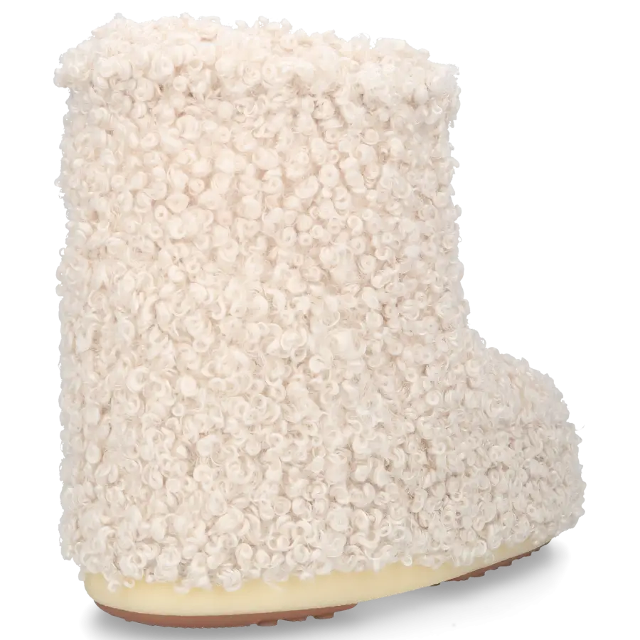 MOON BOOT - Snowboots ICON LOW Kunstfell - beige