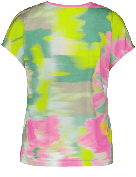 Kurzarmshirt mit Material-Patch