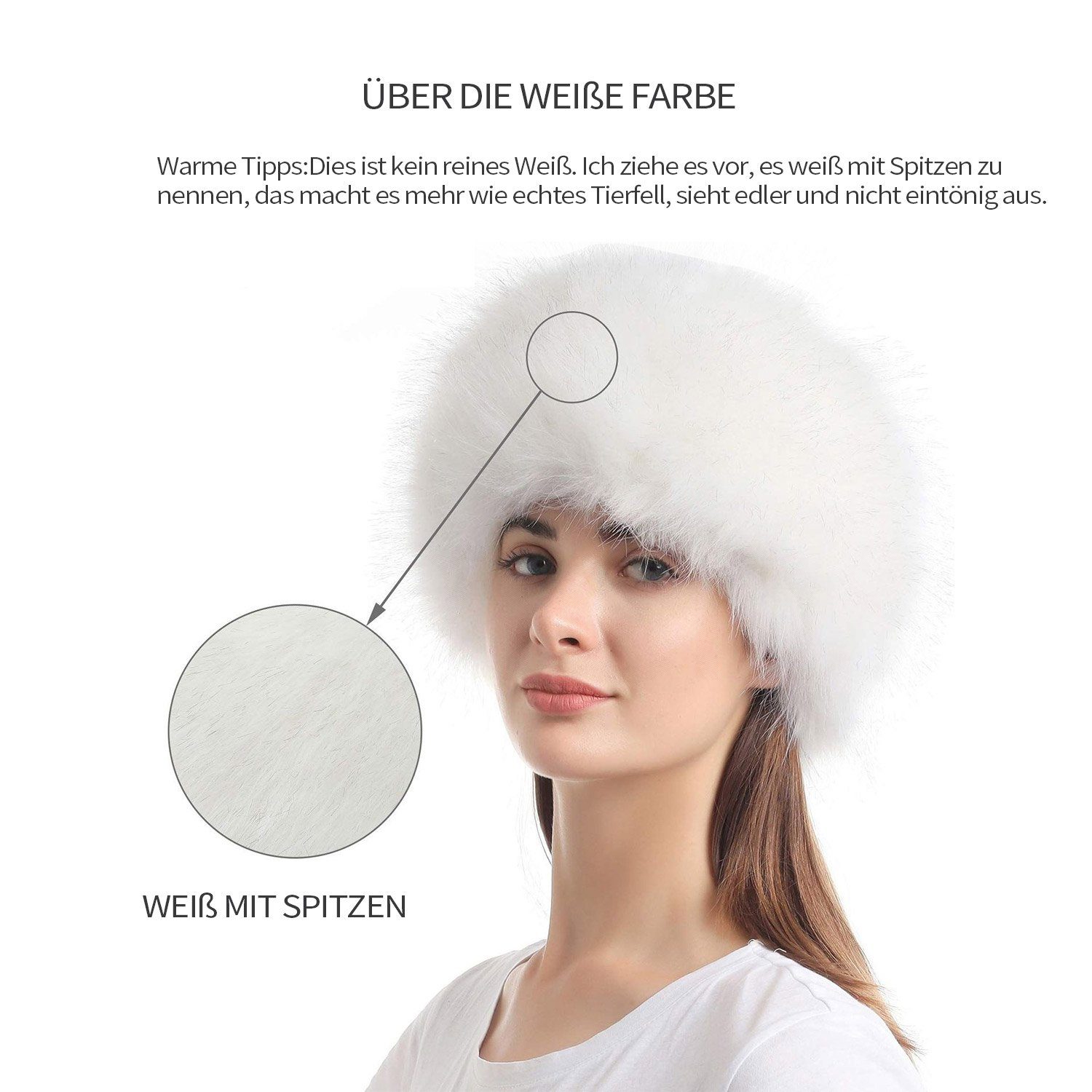 MAGICSHE Stirnband Warme Mütze Winter warme Ohrenschützer