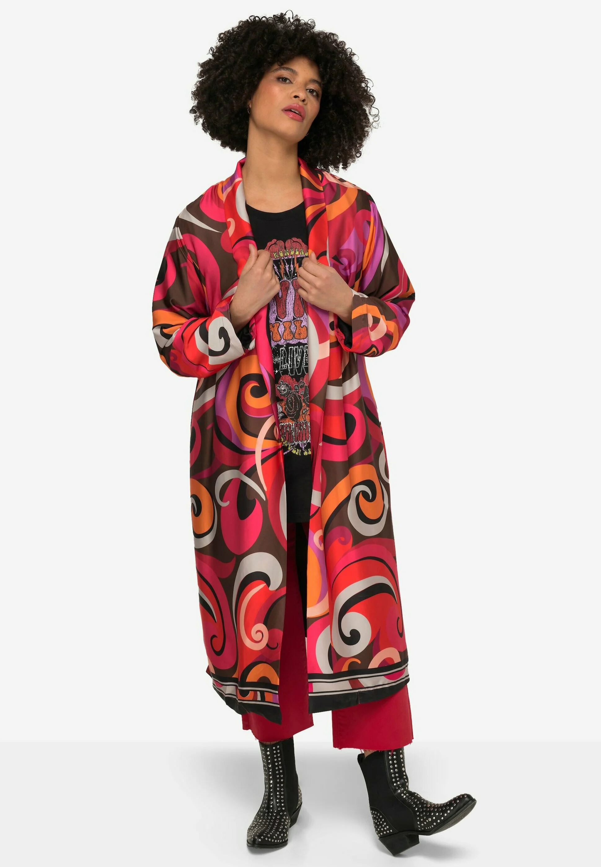 Ángel del Estilo KAFTAN ALLOVERDRUCK LANGARM - Abrigo clásico