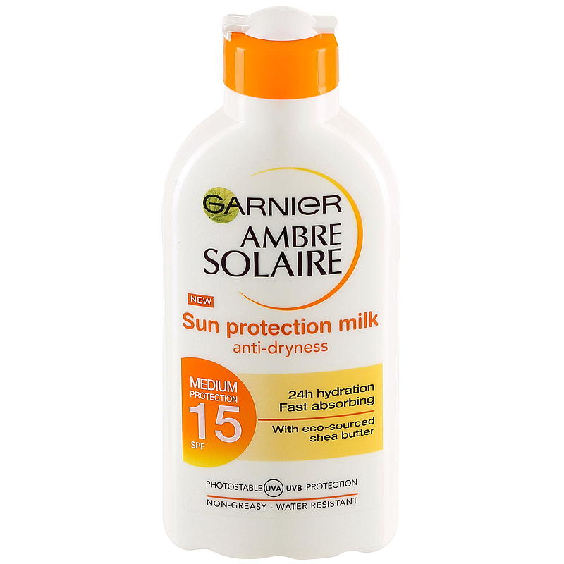 Garnier Ambre Solaire Sun Protect Milk, SPF15 200 ml