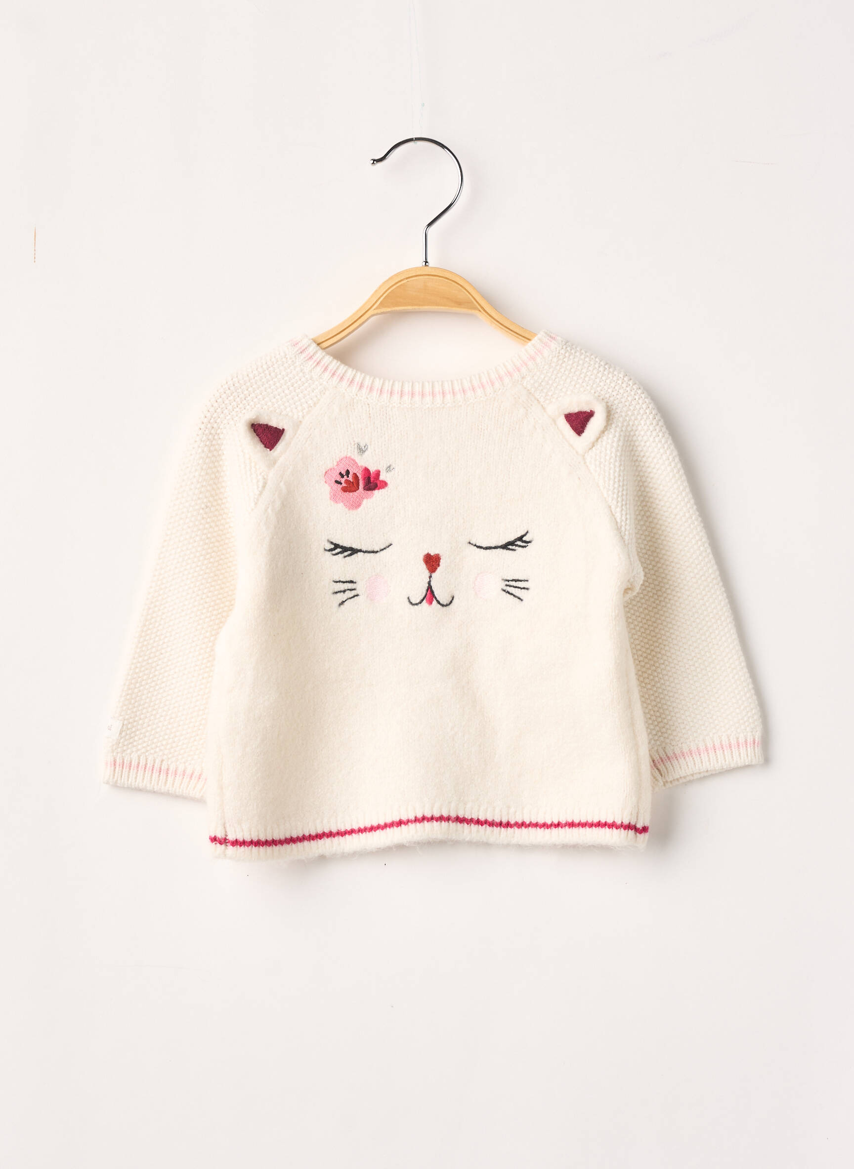 Catimini Fine Maille Fille couleur beige