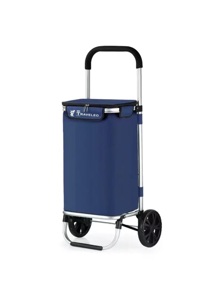 Cheffinger 40L Einkaufswagen Trolley in Blau günstig kaufen 40