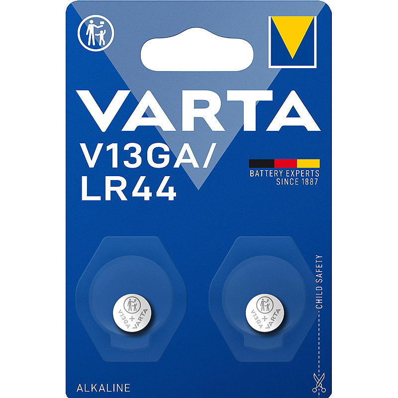 Varta Knappcellebatteri 2-Pk V13GA/LR44 Varta