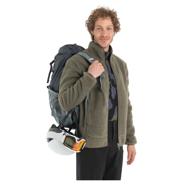 Icebreaker - 260 Vertex L/S Half Zip Natural Cam - Merinounterwäsche