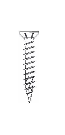 Senco pribor 31018035035 AR+ vijak za drvo 3,5x35mm Torx20 ravna glava s punim navojem, pocinčani 200 komada