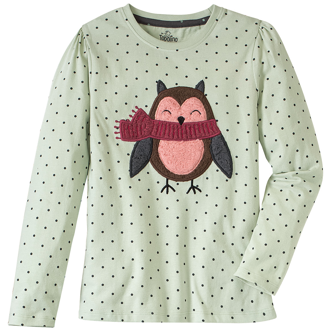 Mädchen Schlafanzug mit Eulen-Motiv