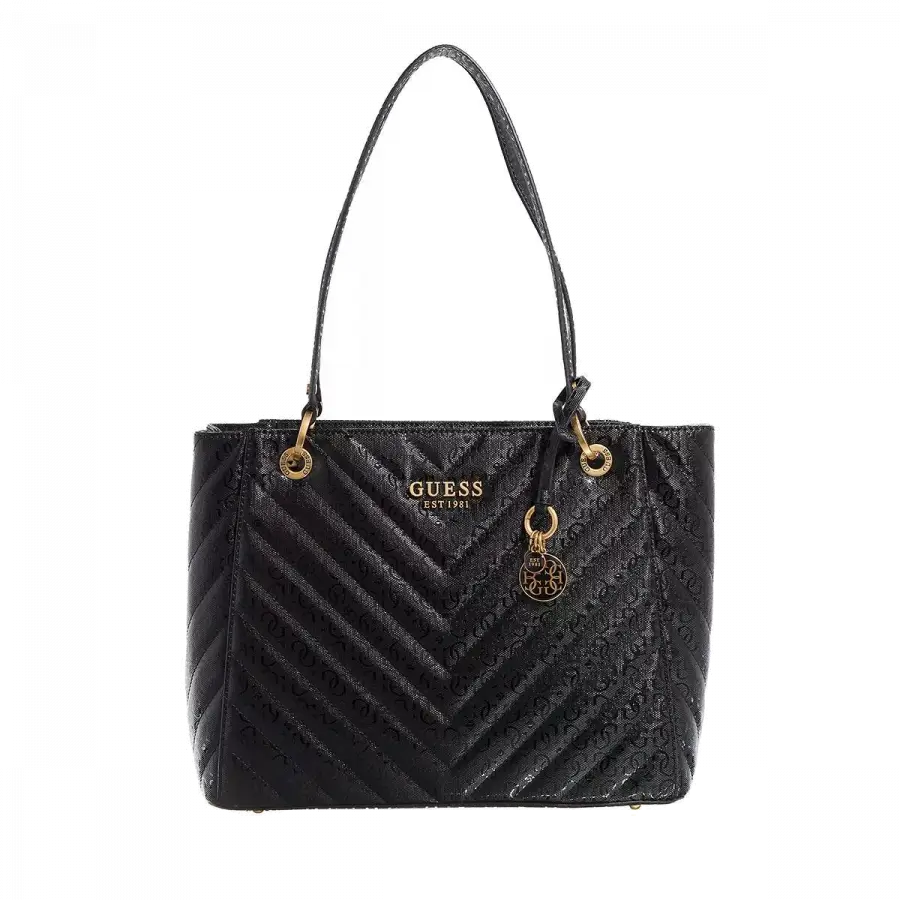Guess - Guess Handle Bags Kunstleder Black - schwarz