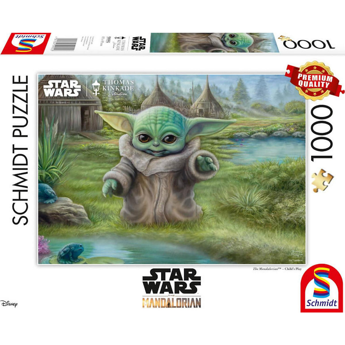 Puzzle - Star Wars - Mandalorian Childs Play (1000 Teile)