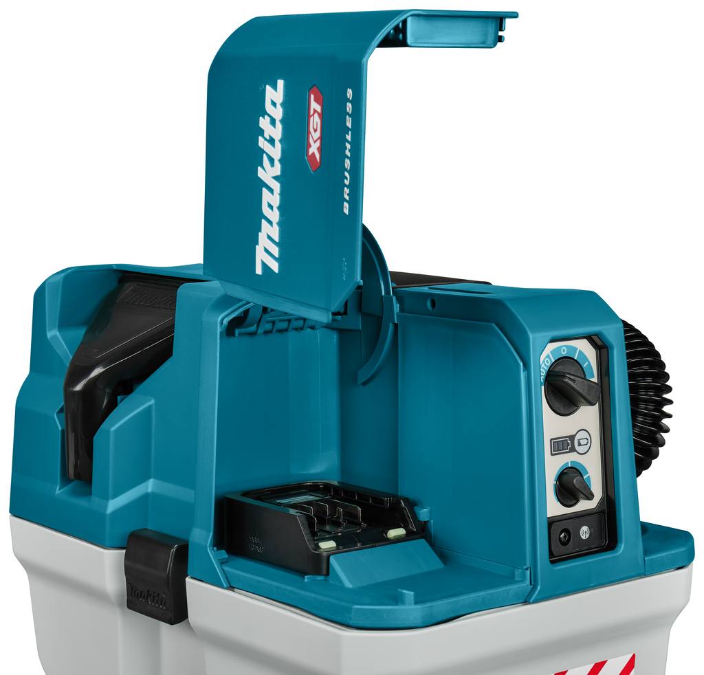 Aspirator compact fără fir Makita VC013GLZ03 40V fără baterii și încărcător în cutie