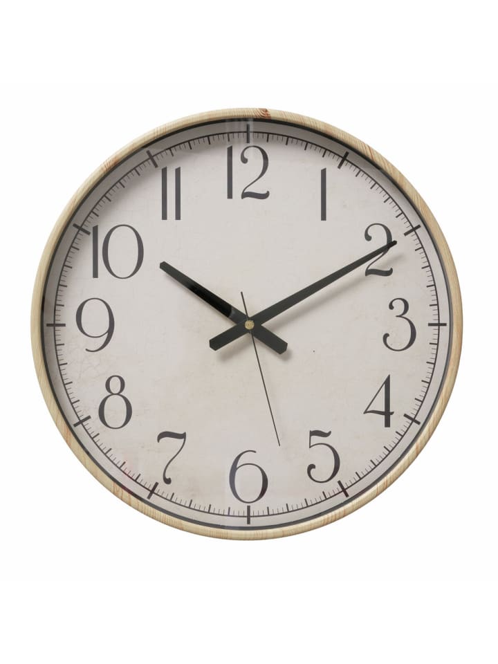 Boltze Wanduhr in beige günstig kaufen onesize
