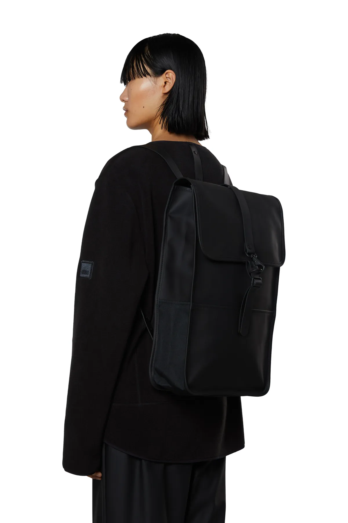 Rains  Rucksack Unisex Schwarz