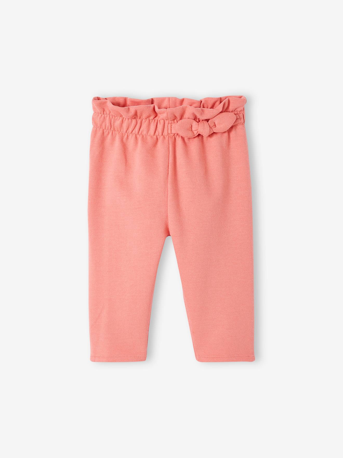 Vertbaudet Baby Sweathose, Dehnbund BASIC Oeko-Tex - altrosa