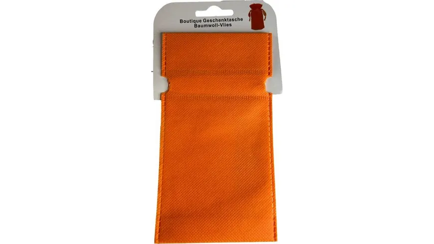 BOCK Geschenktüte Non-Woven klein orange 25 x 13cm