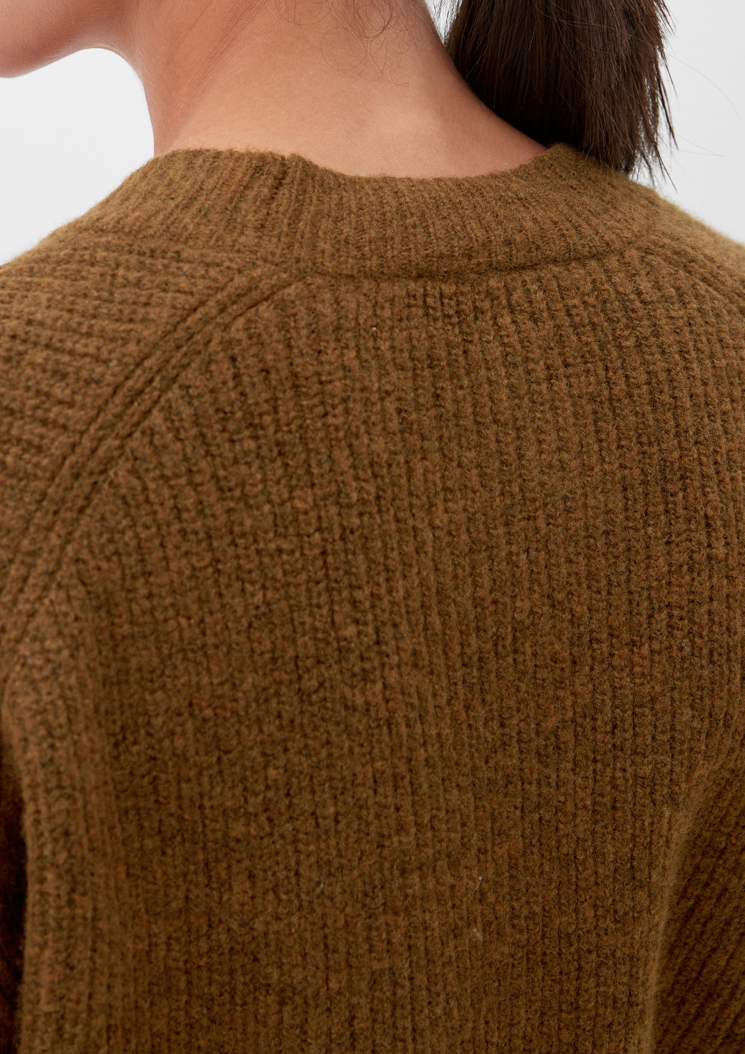Strickjacke aus Wollmix  2120904-87W9