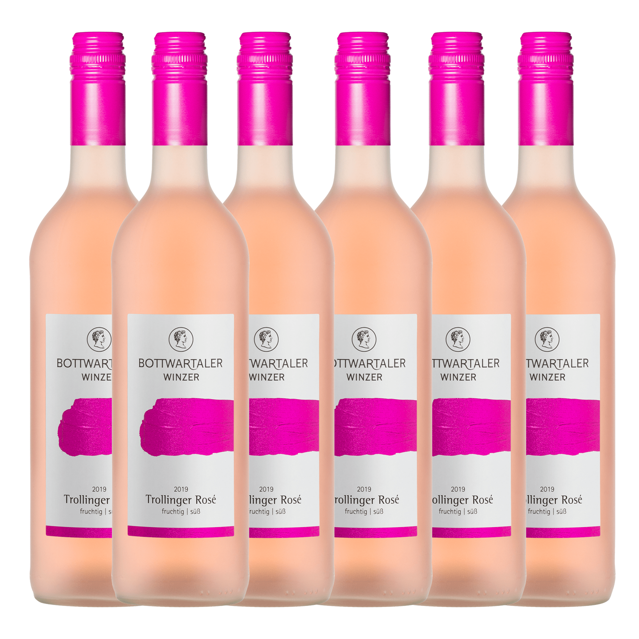 Württembergische WZG Trollinger Rosé Qba Fruchtig / Süß 0,75L 6er Karton