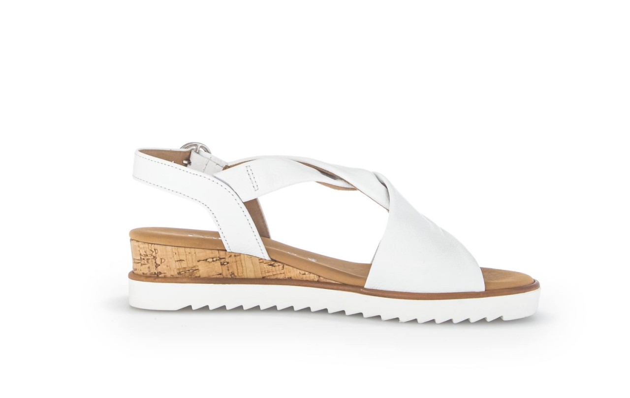 GABOR Komfort Sandalen weiss