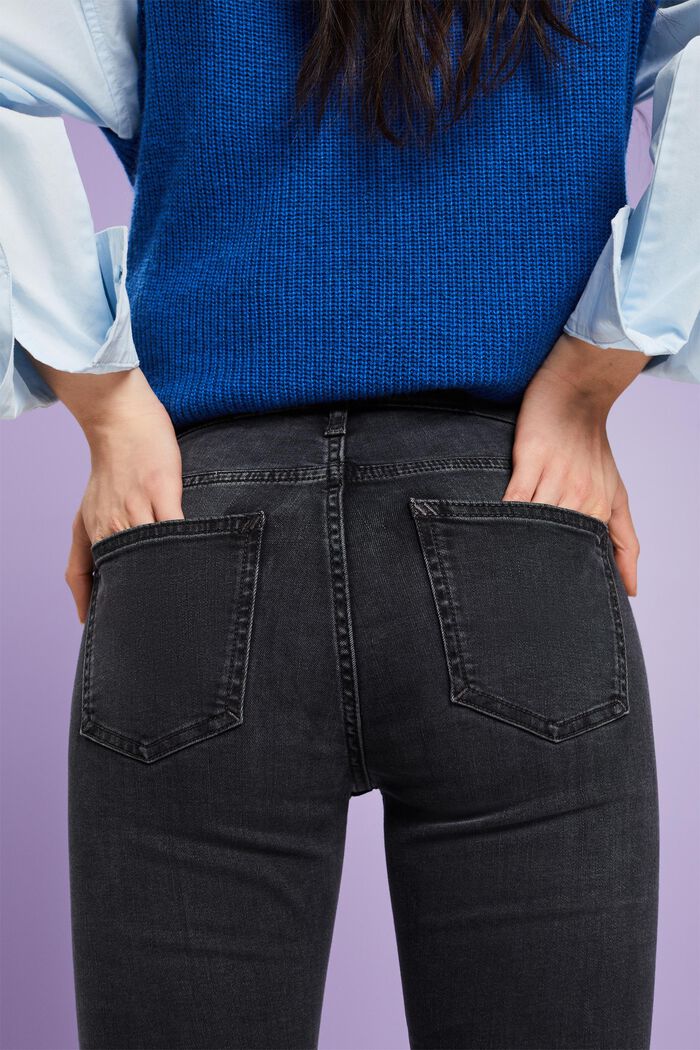 Skinny Jeggings mit mittelhohem Bund