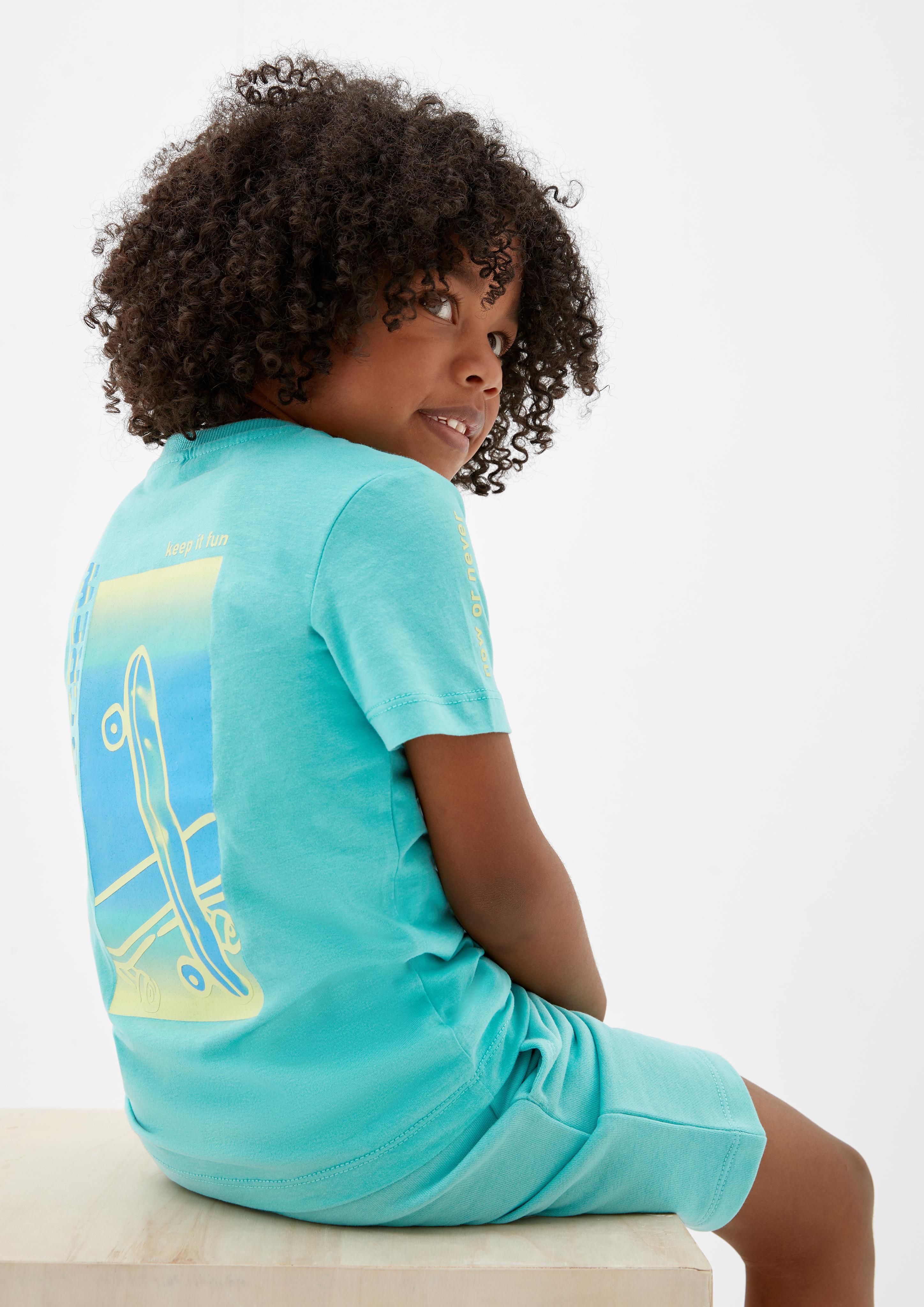 T-Shirt mit großem Backprint  2130646-6632
