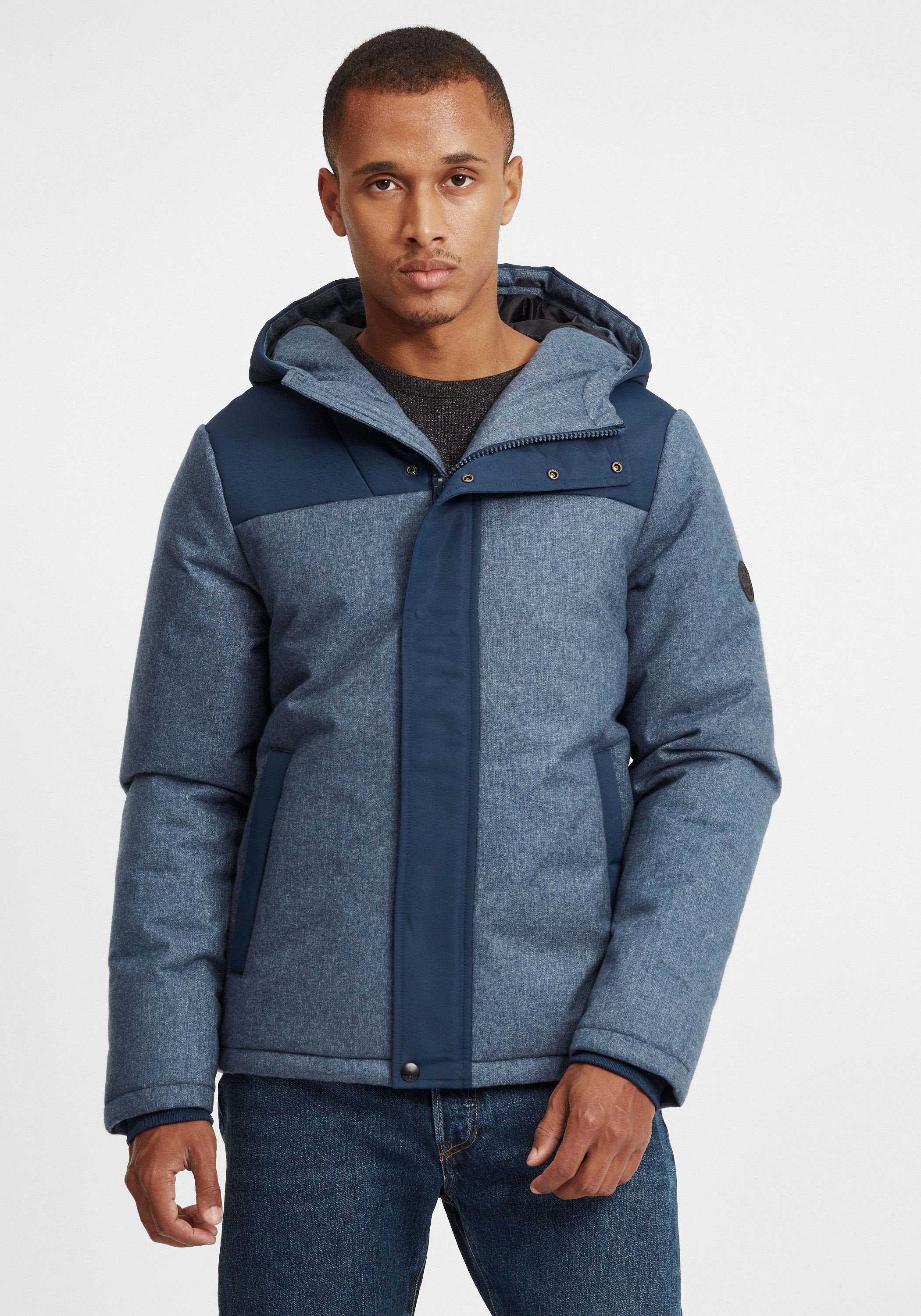 Blend Winterjacke BHMikell modische Herren Winterjacke mit Kapuze