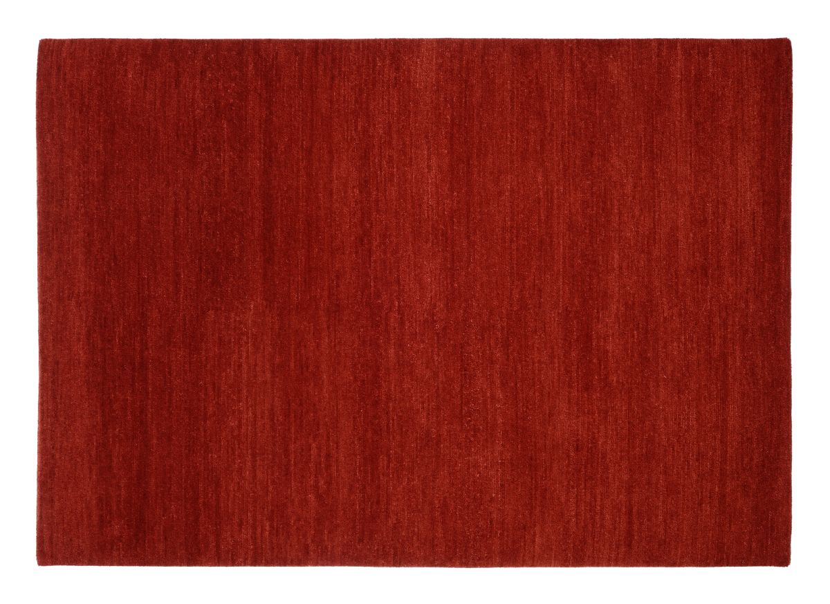 Teppich aus Nepal Himali Uni Dunkelrot 200 x 250 cm