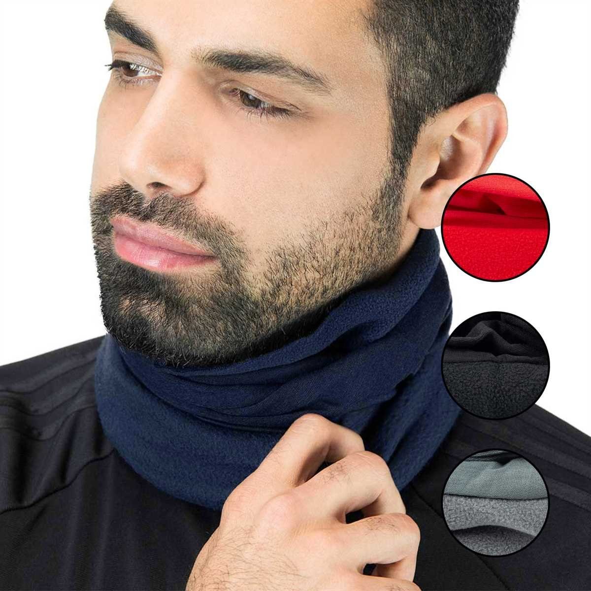 Tarjane Multifunktionstuch Bandana, (1-St), Fleece Schlauchschal Halstuch