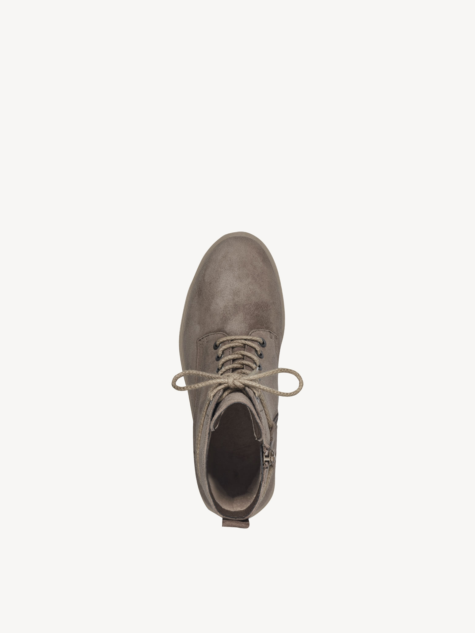 Bottine en cuir - gris
