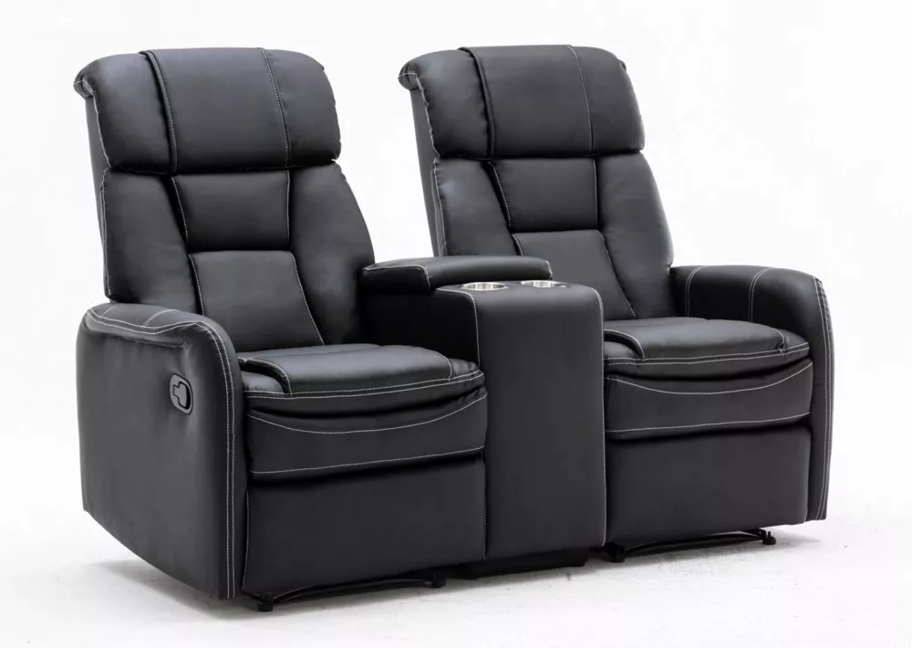 Happy Home Happy Home Home Cinema 2-Sitzer mit Getränkehalter & Ablagefach